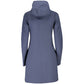 Blue Polyester Women's Jacket