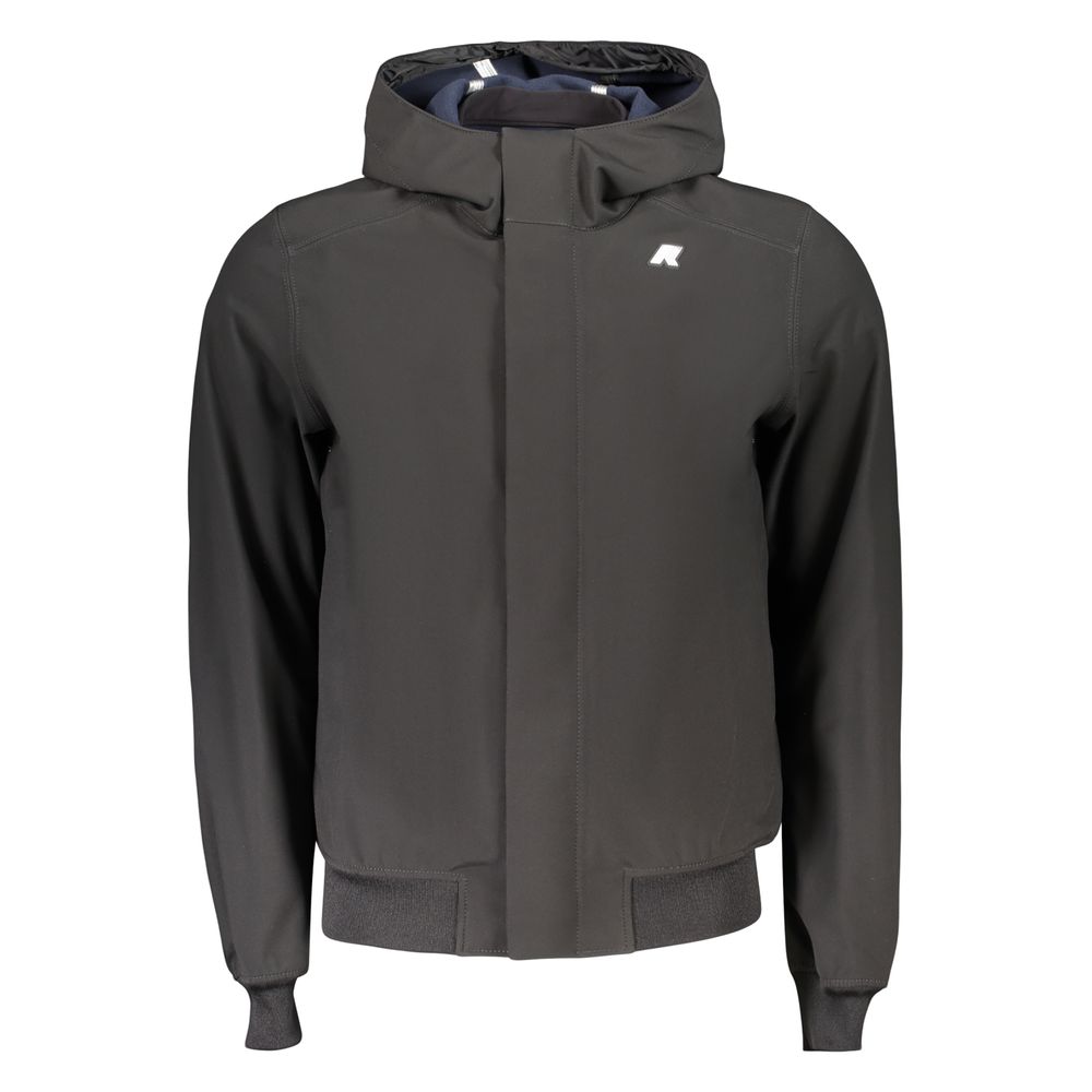 Black Polyester Men's Jacket