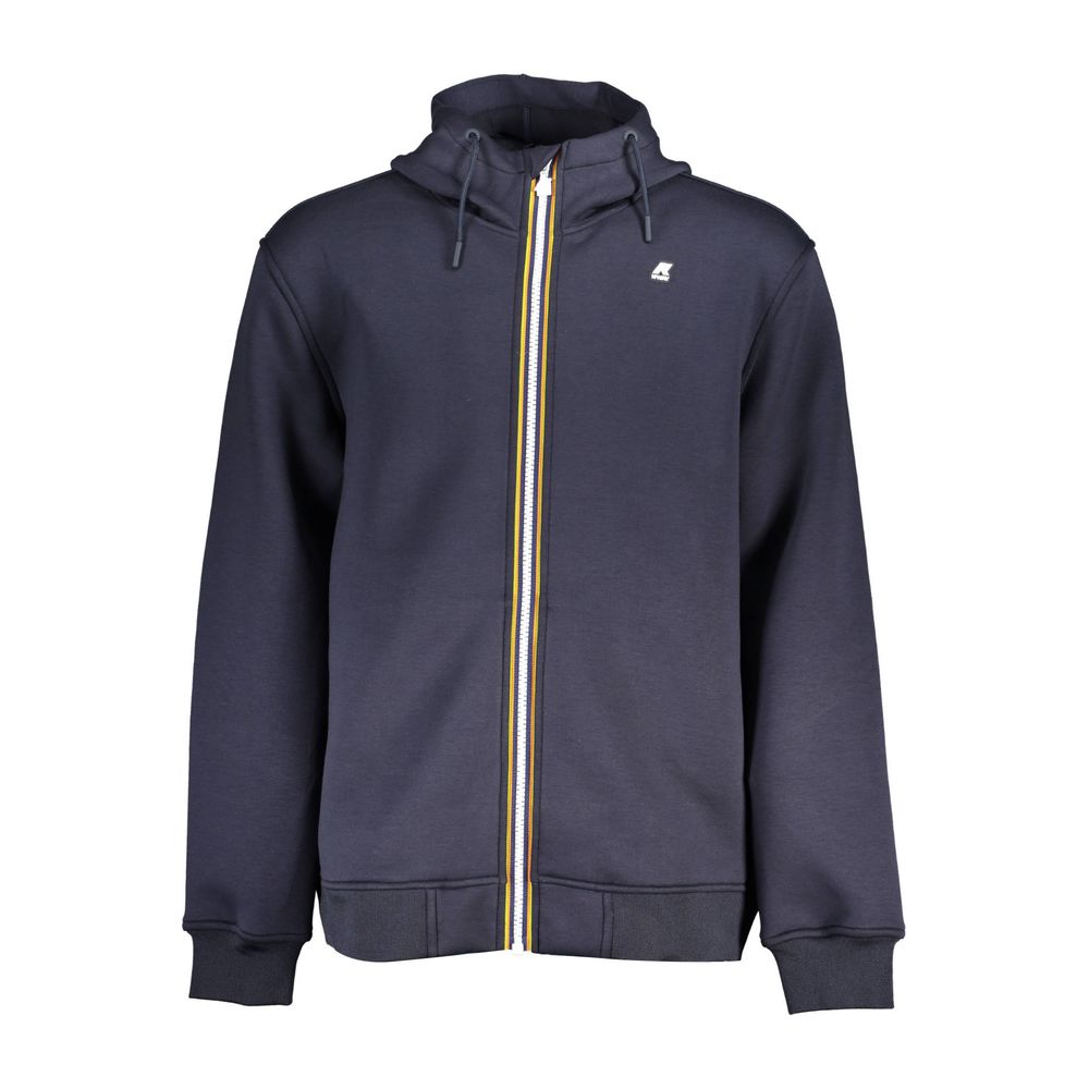 Blue Polyester Men's Jacket