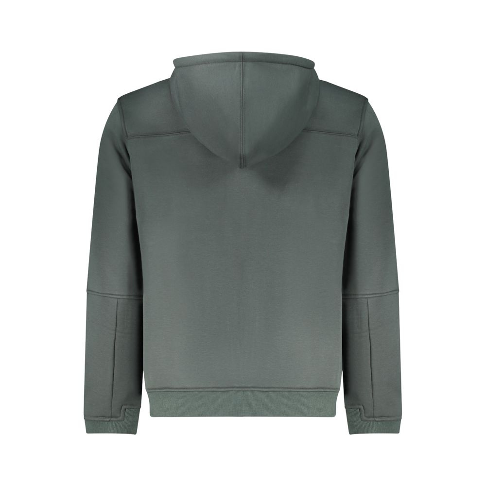 Green Polyester Menswear Sweatshirt