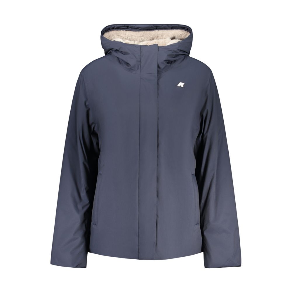 Blue Polyester Women's Jacket