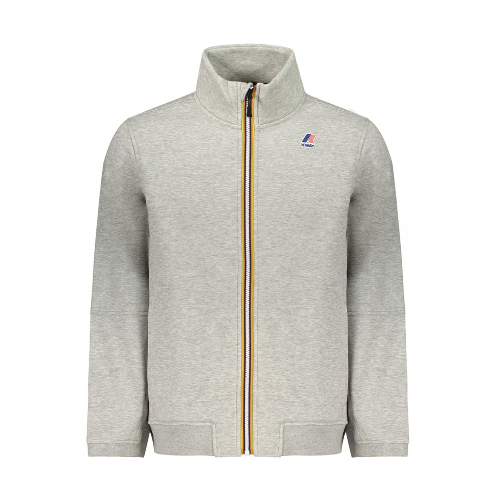 Gray Polyester Men's Sweatshirt
