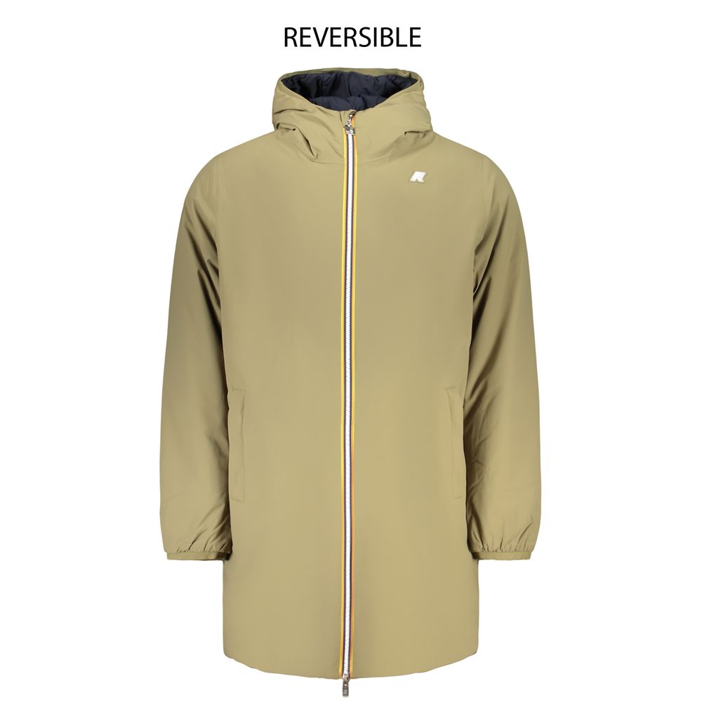 Green Nylon Men's Giacca