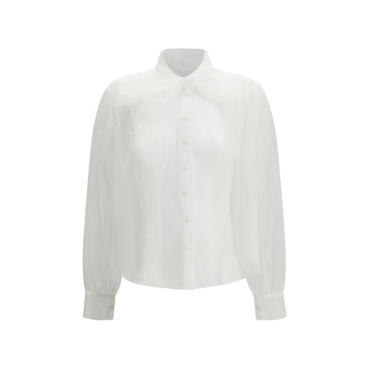 White Polyester Blouse