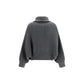 Gray Cashmere Cardigan