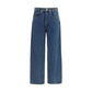 Blue Cotton Jeans Denim