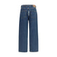 Blue Cotton Jeans Denim