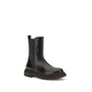Black Calf Leather Bos Taurus Chelsea Boots