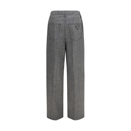 Gray Wool Oves Aries Casual Pants
