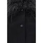 Black Wool Oves Aries Full-Length Jacket