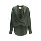Bicolor Silk Blouse