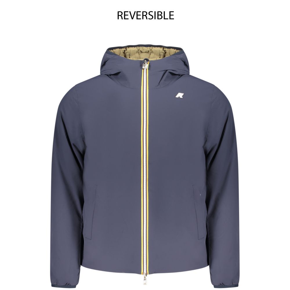 Blue Nylon Men's Jacket