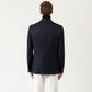 Blue Wool Full-Length Jacket