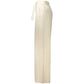 Beige Lyocell Women Trouser