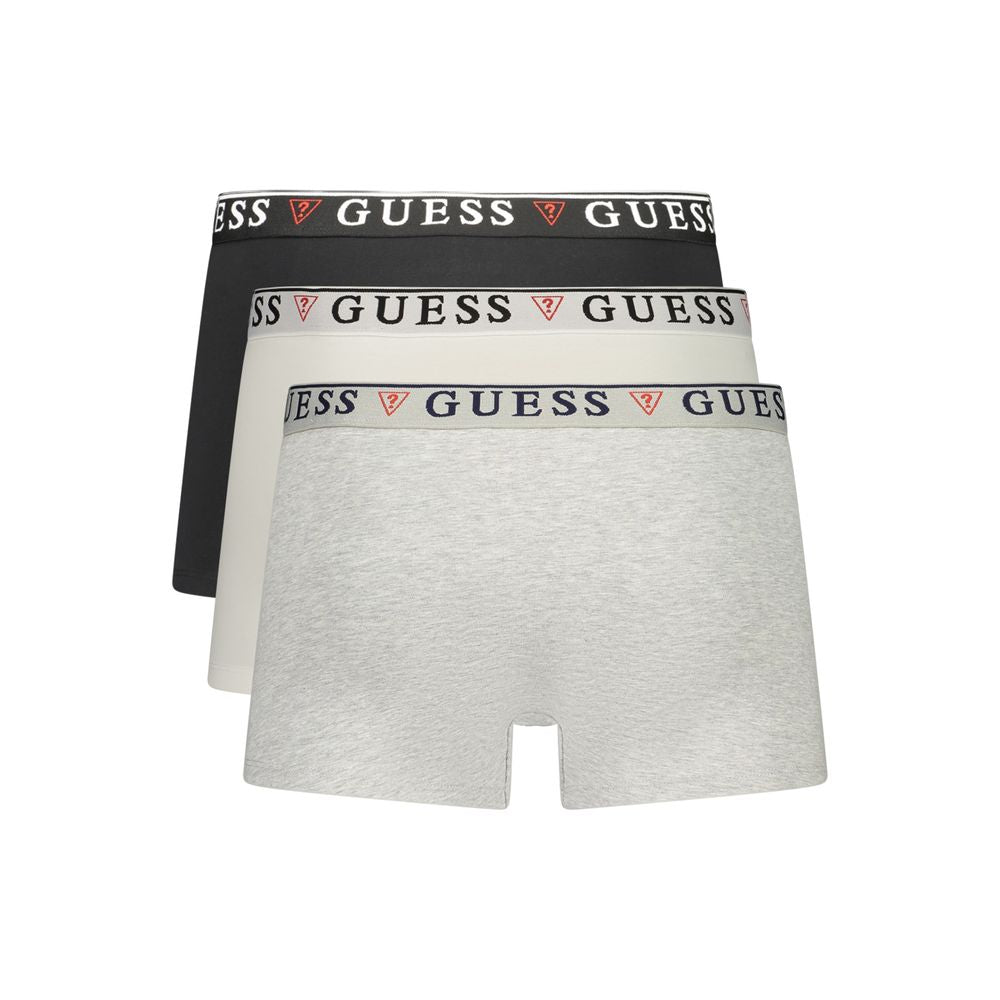 Grey Cotton Men's Boxer