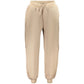 Beige Lyocell Womens Trousers