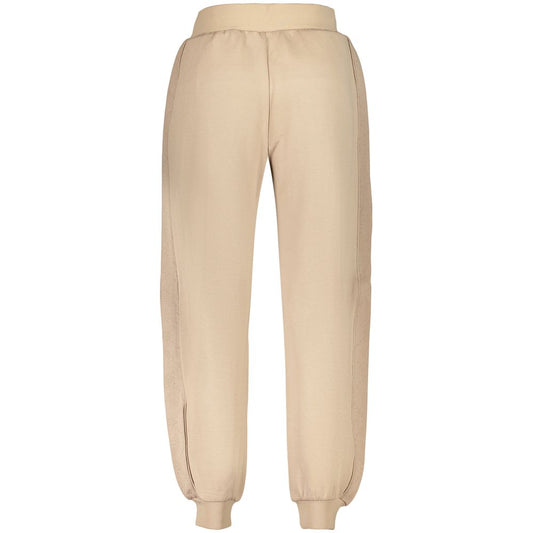 Beige Lyocell Womens Trousers