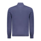 Blue Cotton Men Sweater