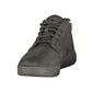 Black Polyester Mens Sneaker