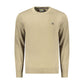 Green Cotton Men's Sweater