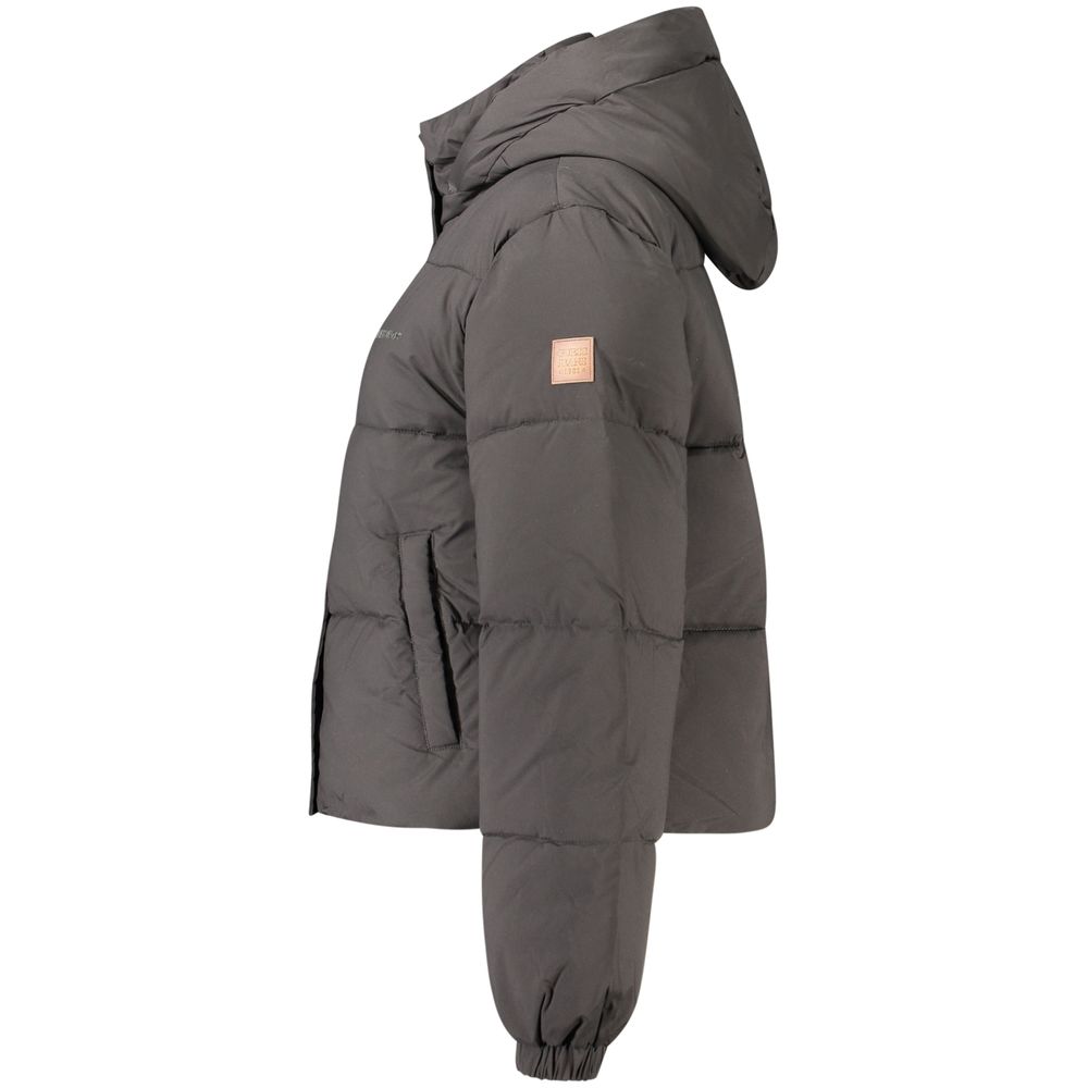 Black Polyester Women's Jacket