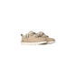 Beige Suede Leather Chunky Sneakers
