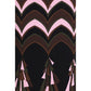 Multicolor Polyamide Long Skirt