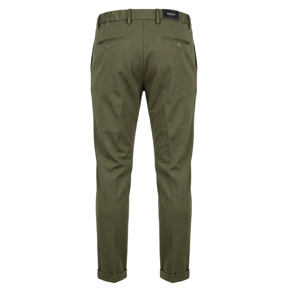 Green Viscose Men Pant