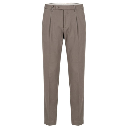 Grey Viscose Men Pants