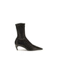 Black Calf Leather Bos Taurus Ankle Boots
