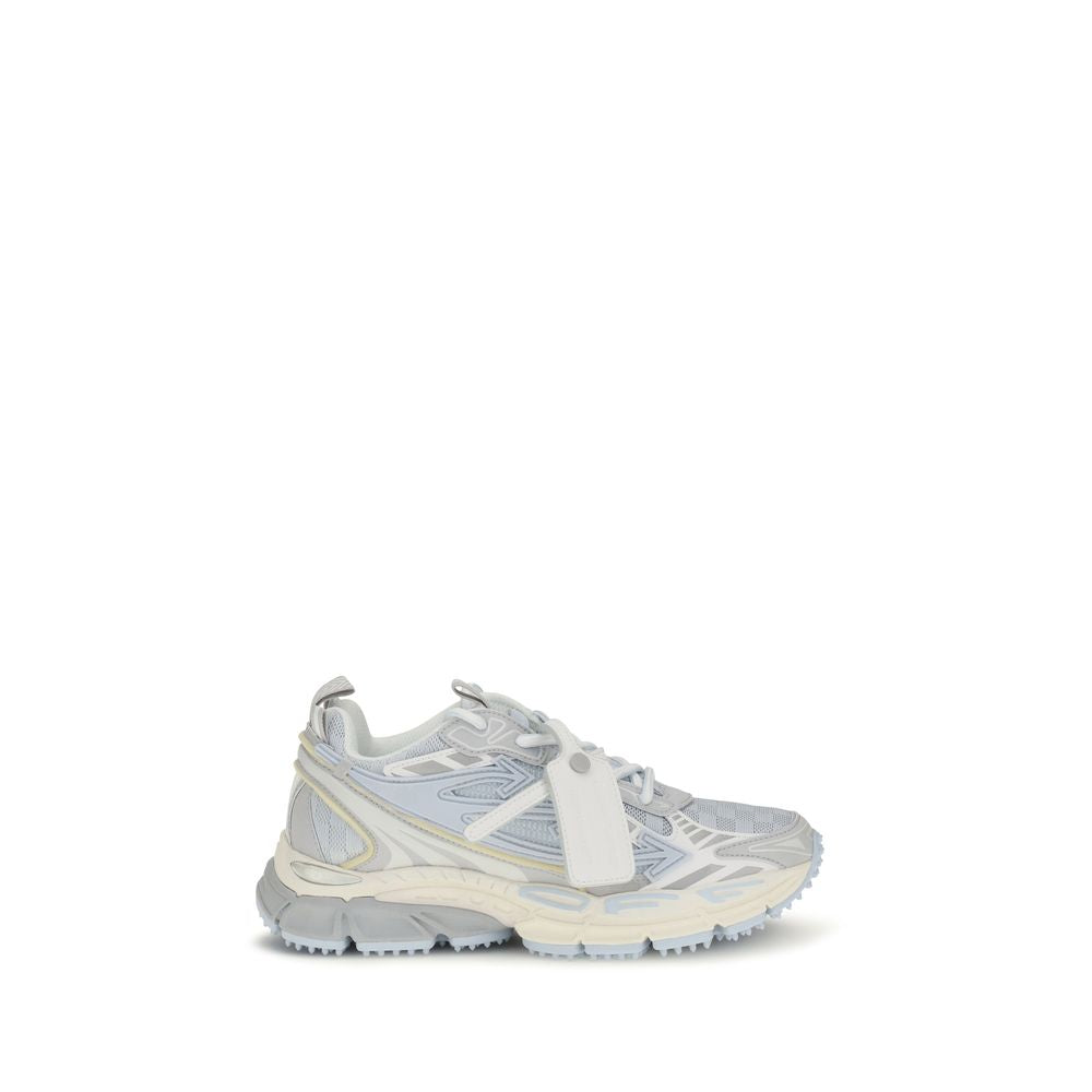 Gray Fabric Athletic Sneakers