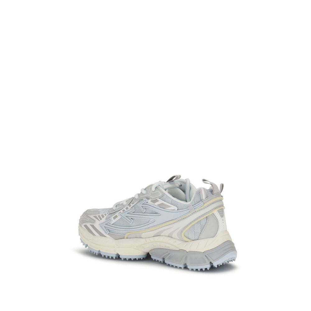 Gray Fabric Athletic Sneakers