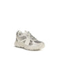 Beige Fabric Athletic Sneakers