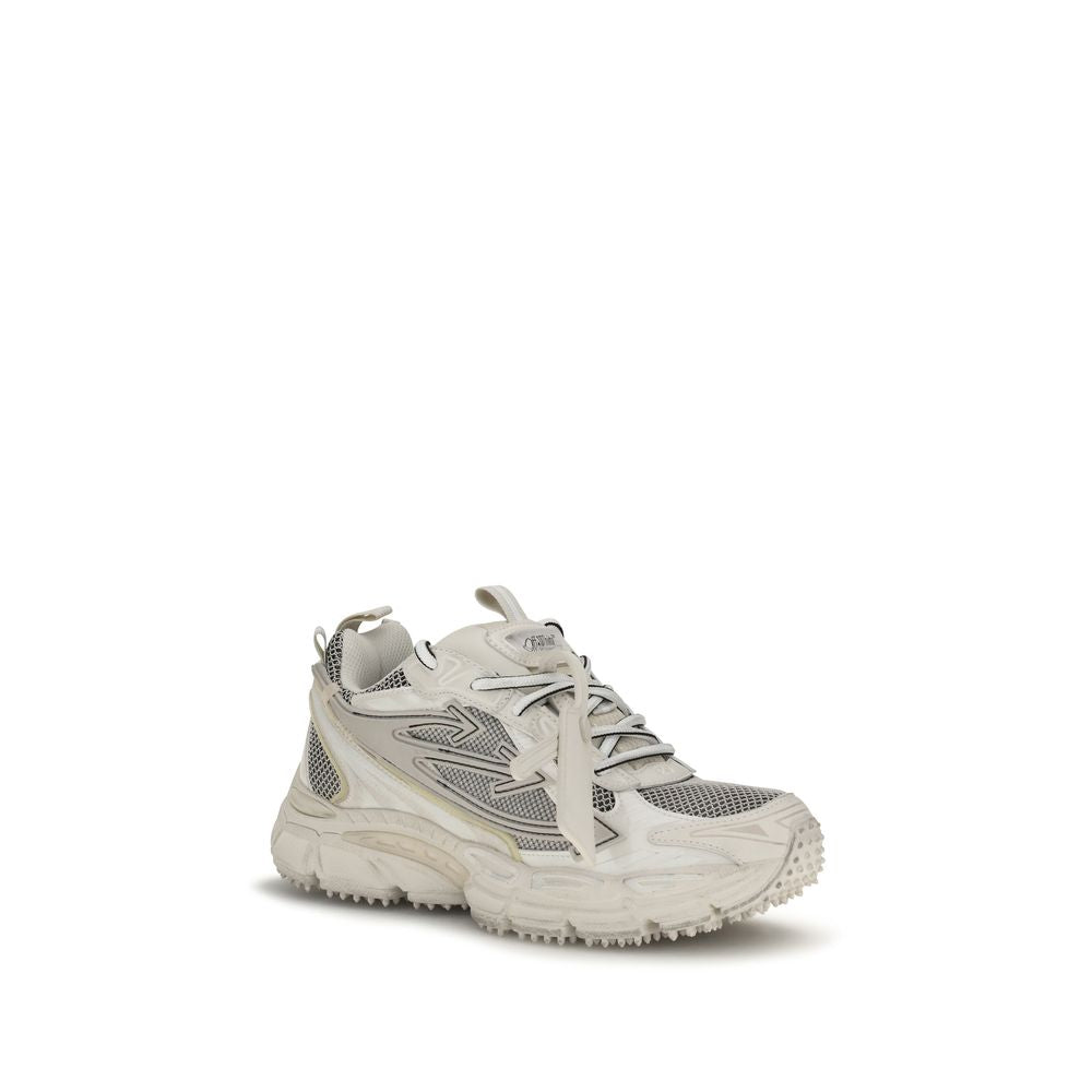Beige Acetate Athletic Sneakers