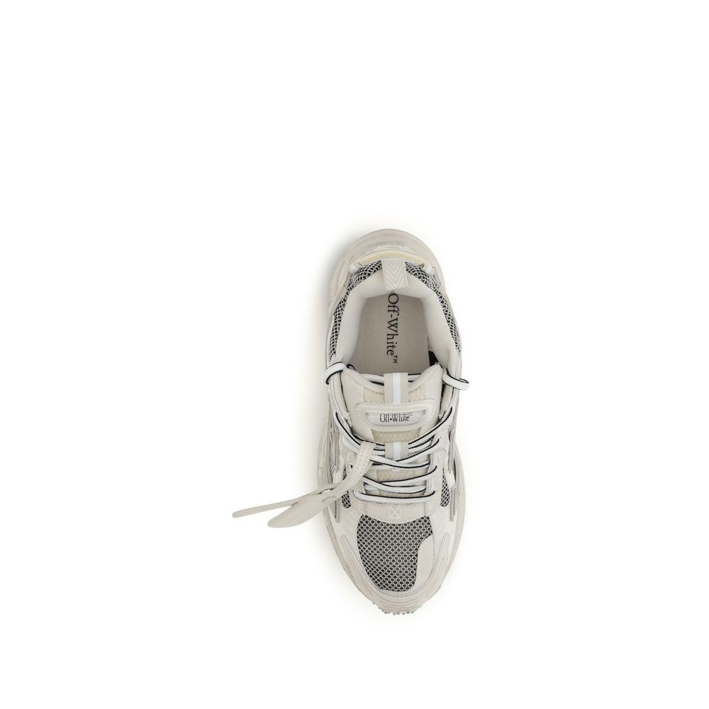 Beige Acetate Athletic Sneakers