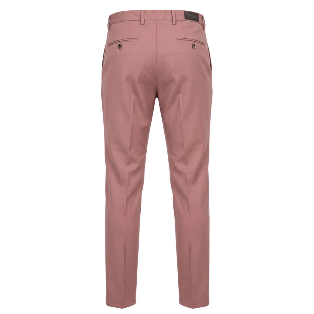Pink Viscose Men Pant