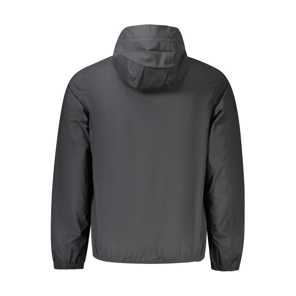 Black Polyester Mens Jacket