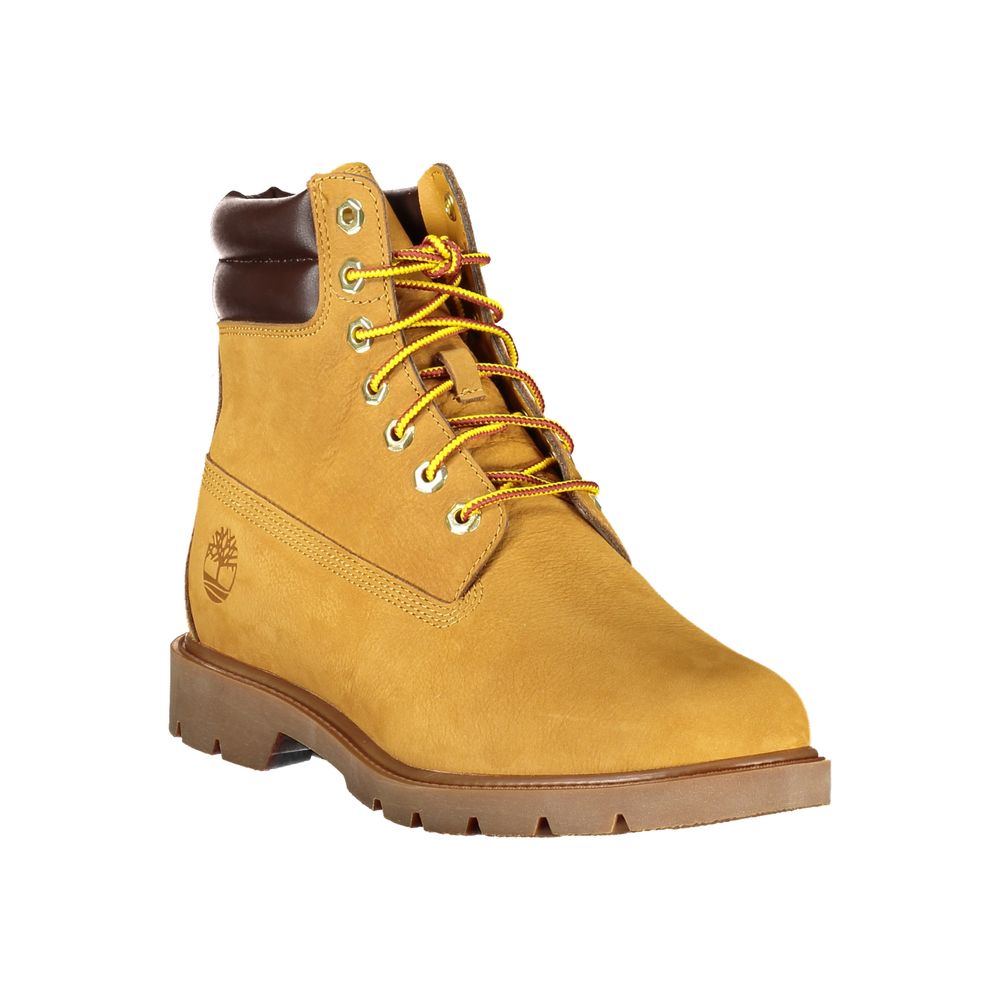 Beige Polyester Men's Boot