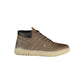Brown Polyurethane Men's Sneaker