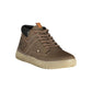 Brown Polyurethane Men's Sneaker