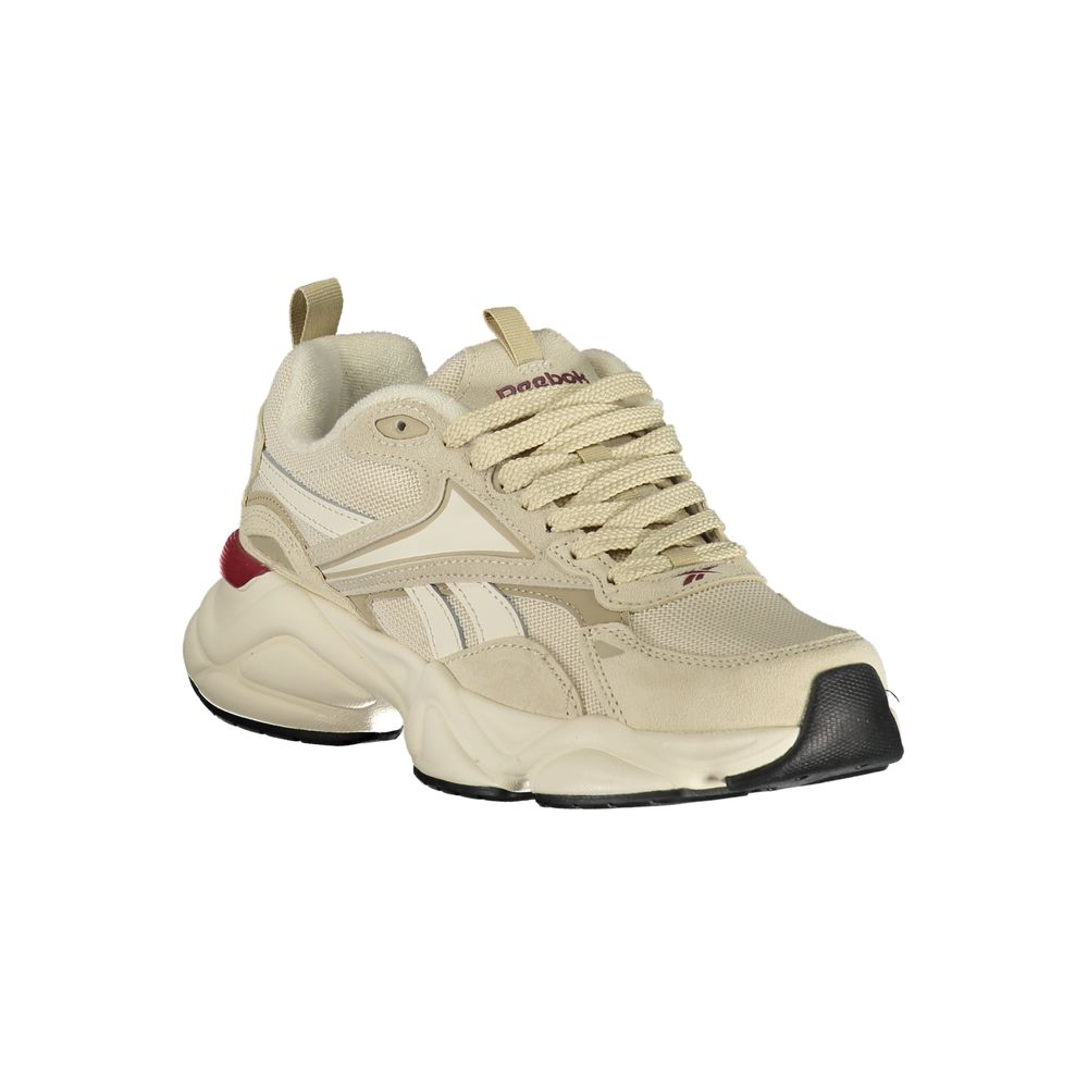 Beige Polyester Mens Sneaker