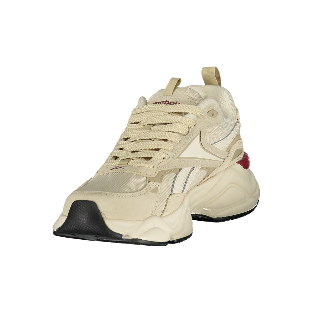Beige Polyester Mens Sneaker