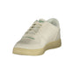White Polyurethane Men's Sneaker