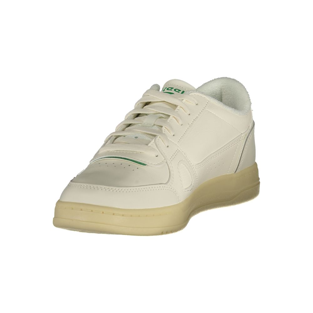 White Polyurethane Men's Sneaker