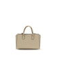 Beige Calf Leather Bos Taurus Handbag