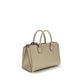 Beige Calf Leather Bos Taurus Handbag