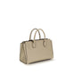 Beige Calf Leather Bos Taurus Handbag