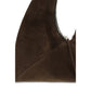Brown Suede Leather Shoulder Bag