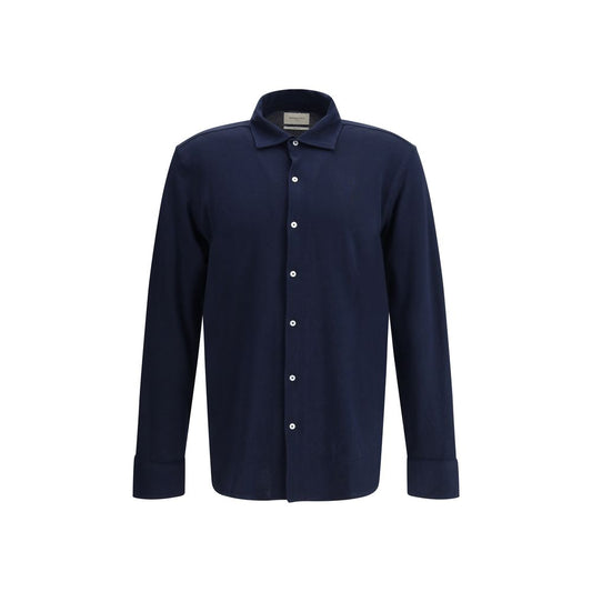 Black Cotton Dress Shirt