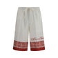 Multicolor Silk Bermuda Shorts